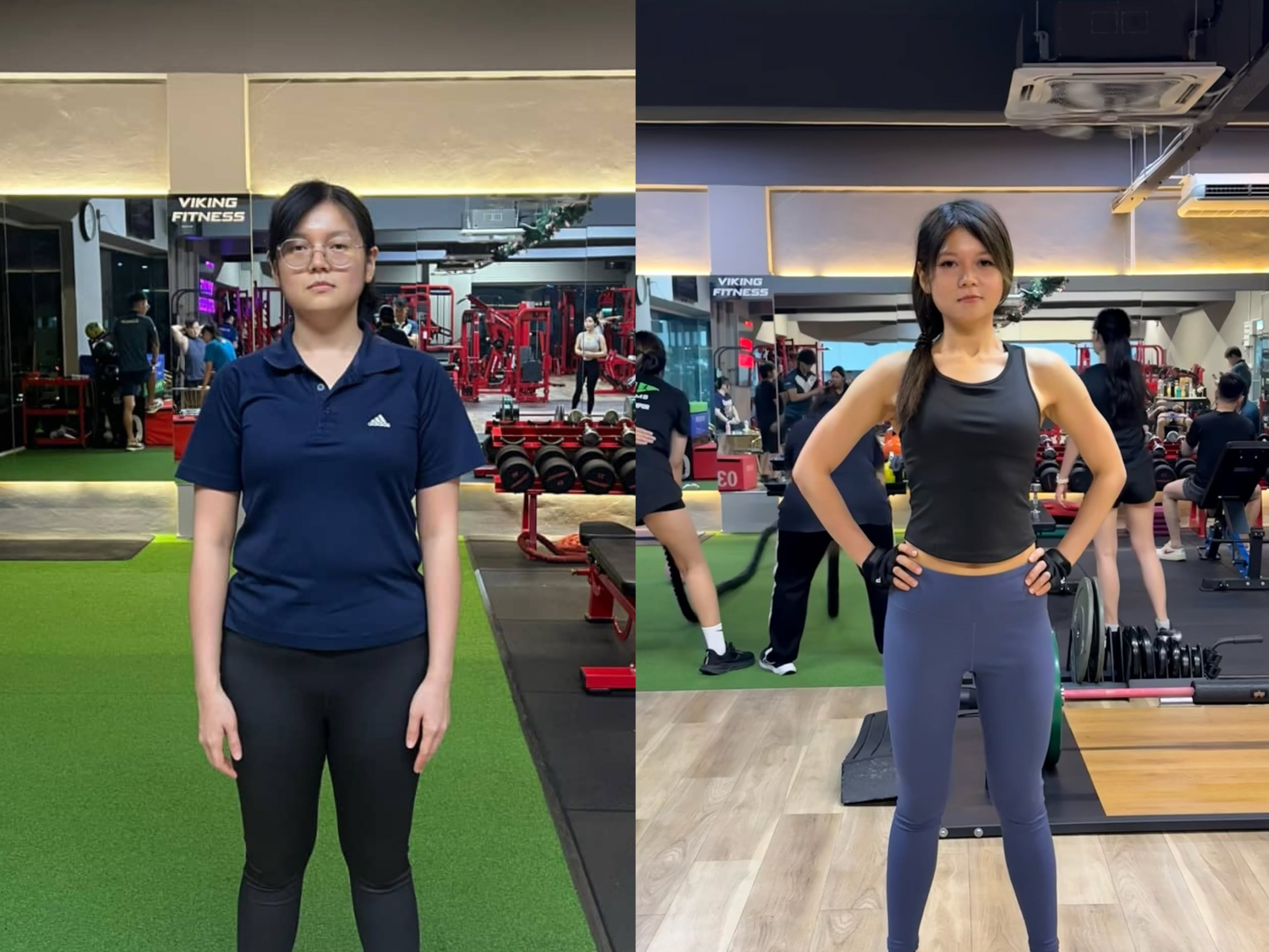 Viking Fitness client before and after transformation